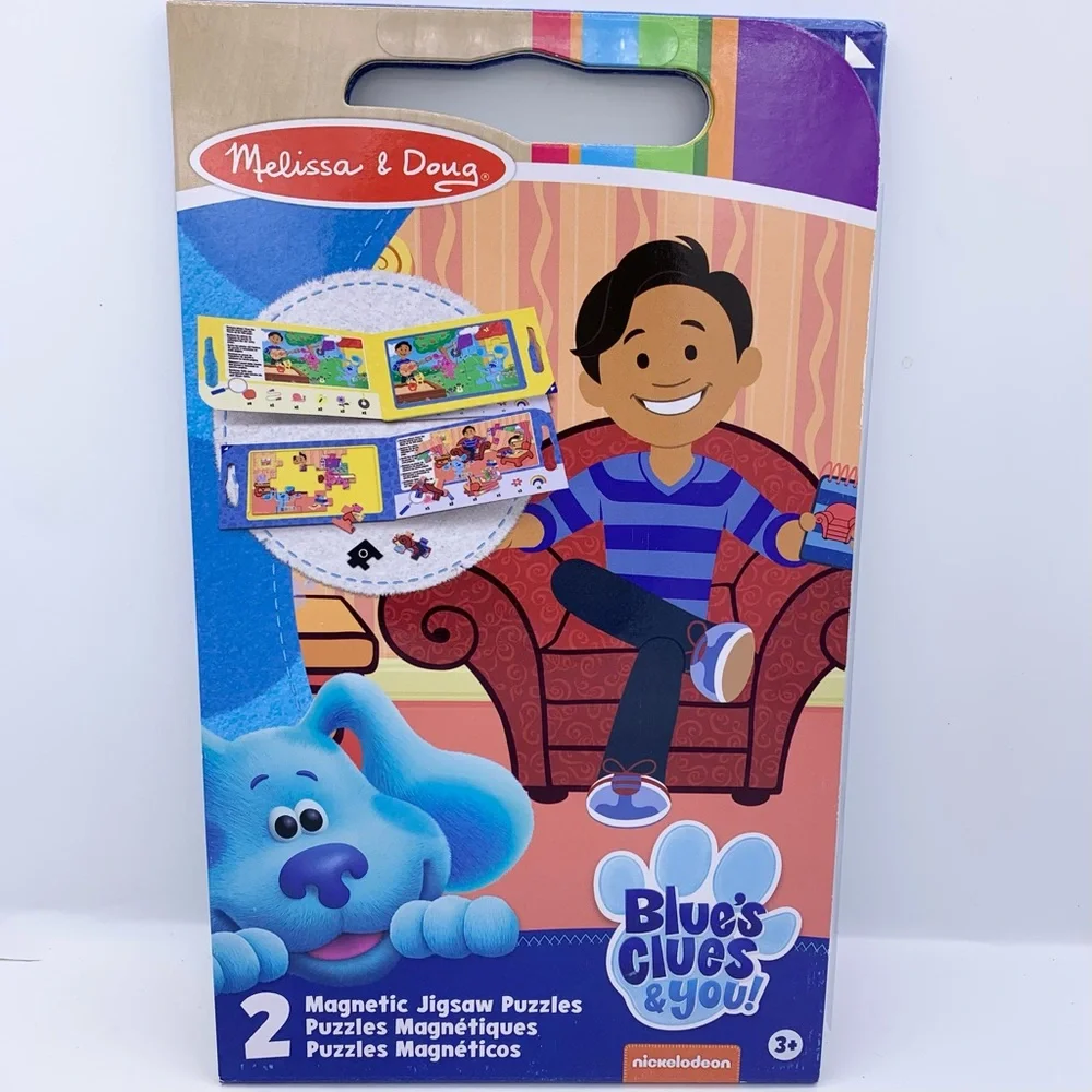 Melissa & Doug 2puzzles Blues Clues & You magnetic jigsaw puzzles 2 sets
